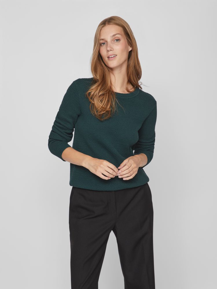 VILA - Pullover, für Damen, Waldgrün, Größe XL