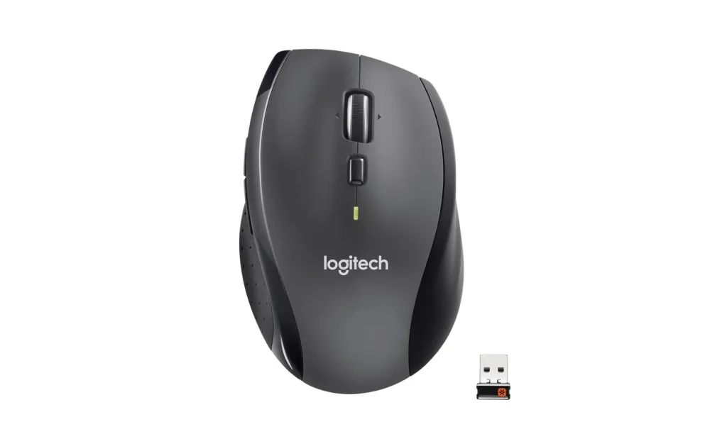 Logitech  Maus Kabellos Schwarz, Kohle