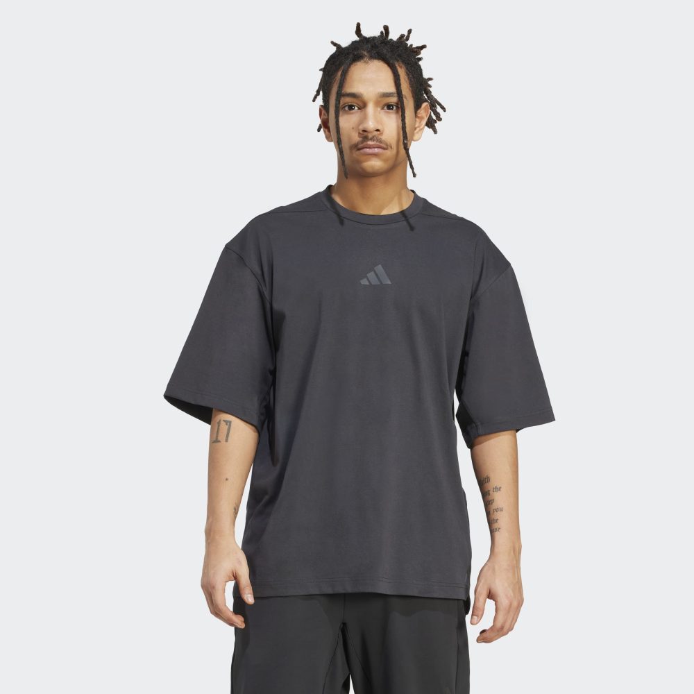 adidas - T-Shirt, für Herren, Black, Größe M