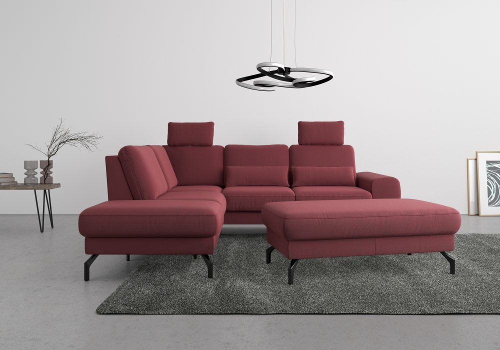 sit&more Ecksofa »Cinturo«, inklusive Sitztiefenverstellung und Federkern