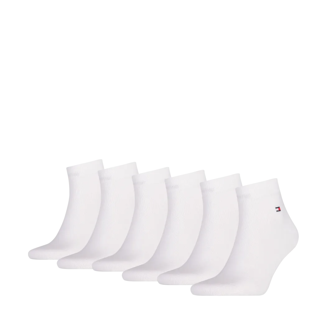 Tommy Hilfiger - Quarter Socken 6er-Pack, für Herren, Weiss, Größe 47-49