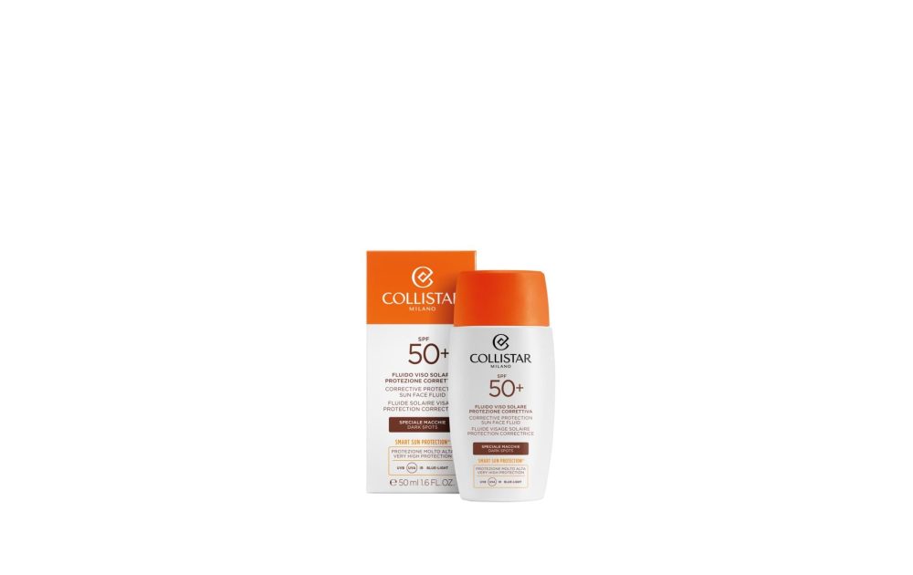 Collistar - Sonnenschutz-Gesichtsfluid ausgleichender Schutz LSF 50+, 50 ml