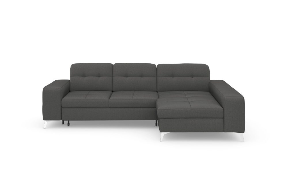 sit&more Ecksofa »Balvieni«, inklusive Sitztiefenverstellung und Federkern, wahlweise mit Bettfunktion und Bettkasten