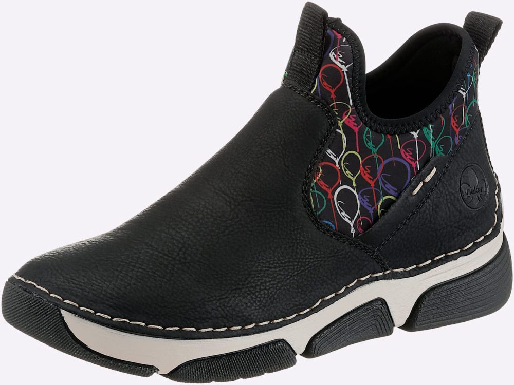 Rieker Schlupfboots, mit buntem Aufdruck