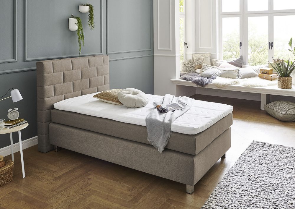 Westfalia Schlafkomfort Boxspringbett mit Topper
