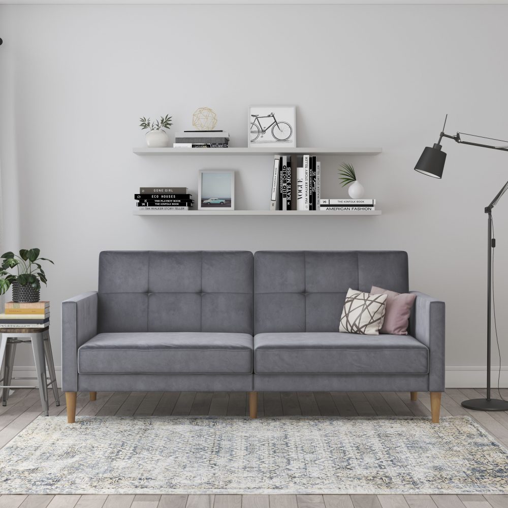Dorel Home 3-Sitzer »Lilly«, Bett-Funktion, Rückenlehne 3-fach verstellbar, Sitzhöhe 43 cm