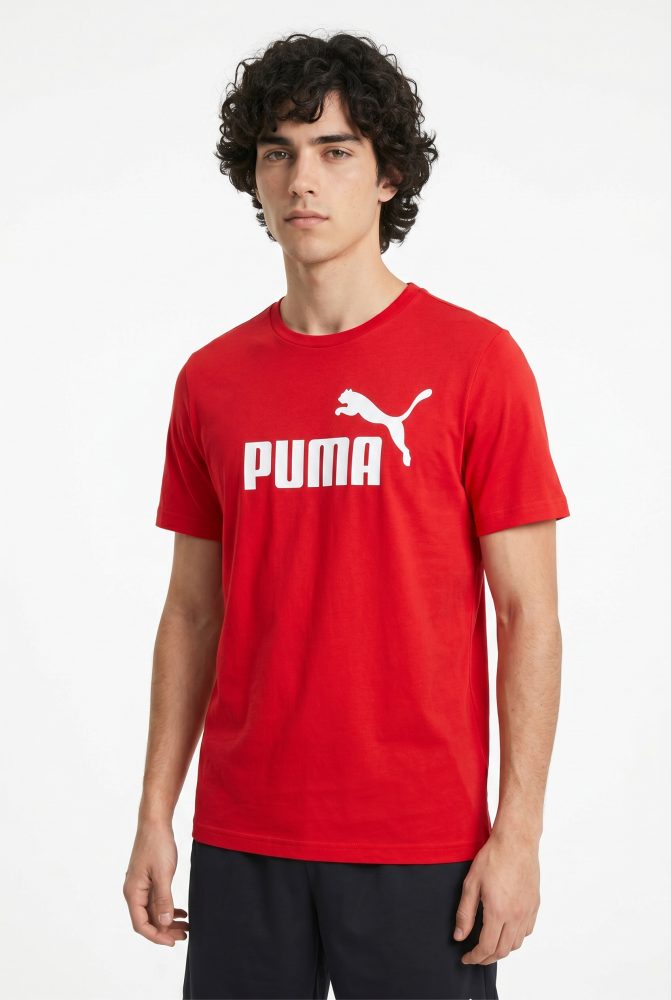 Puma - T-Shirt  1er Pack Bequem sitzend, für Herren, Rot, Größe M