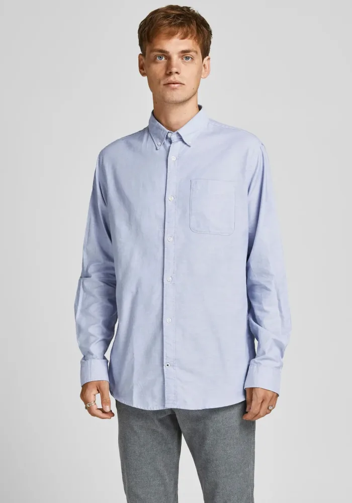 Jack & Jones - Hemd, langarm, für Herren, Hellblau, Größe XL