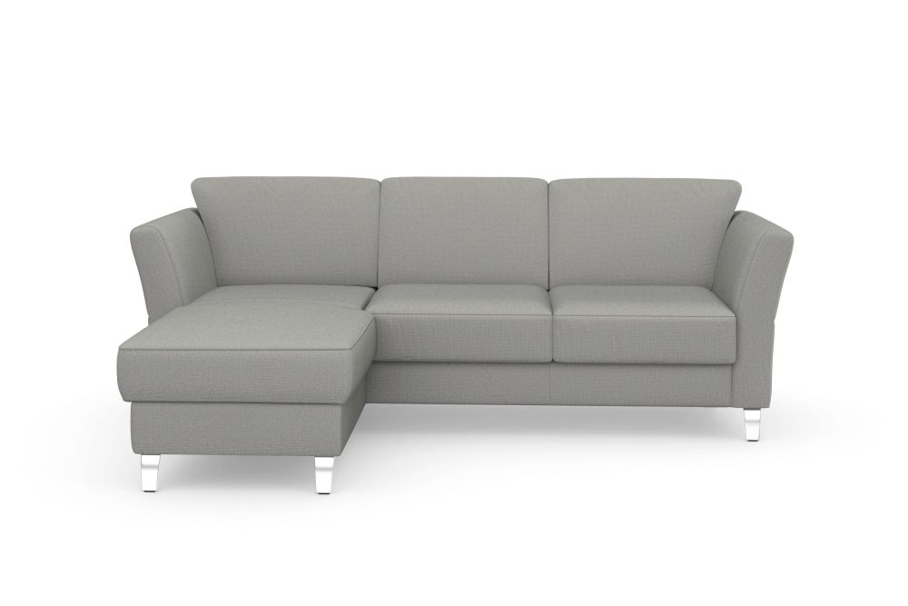 sit&more Ecksofa »Visby V«, wahlweise mit Bettfunktion und Bettkasten, frei im Raum stellbar, mit Federkern, auch erhältlich in dem besonders leicht mit Wasser zu reinigendem 
