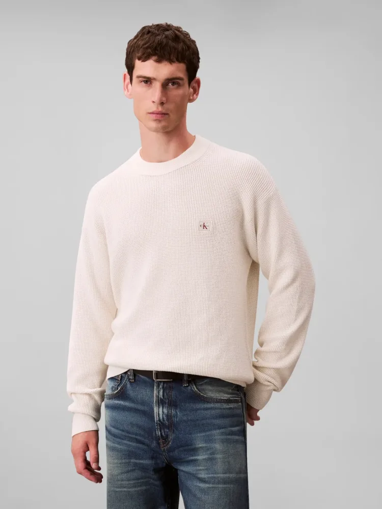 Calvin Klein Jeans - Pullover, für Herren, Creme, Größe M