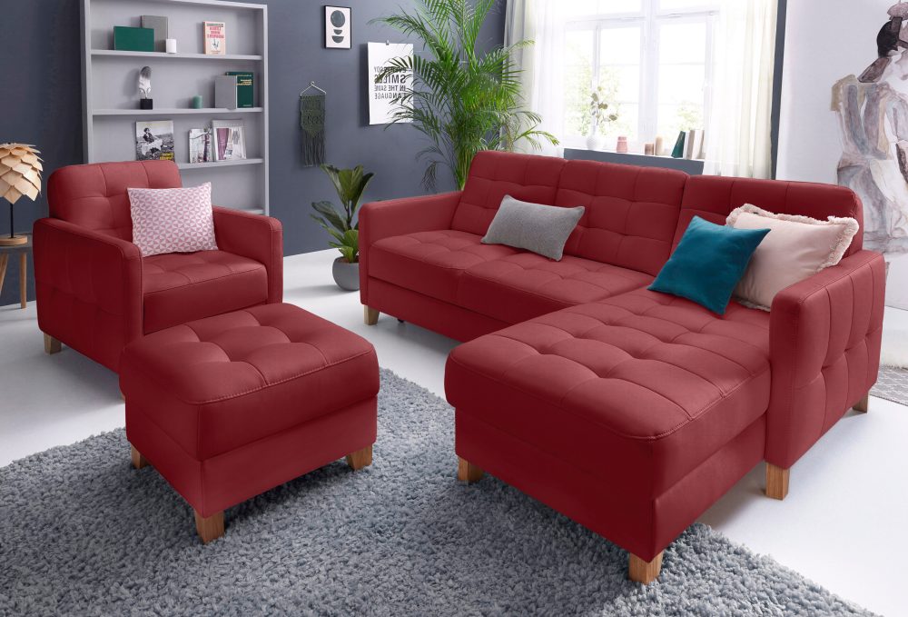 exxpo - sofa fashion Ecksofa, wahlweise mit Bettfunktion