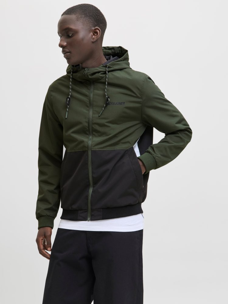 Jack & Jones - Bomberjacke, für Herren, Olivegrün, Größe S