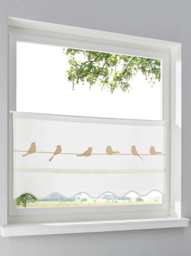 heine home Querbehang Stangendurchzug 1 Stk. tlg.