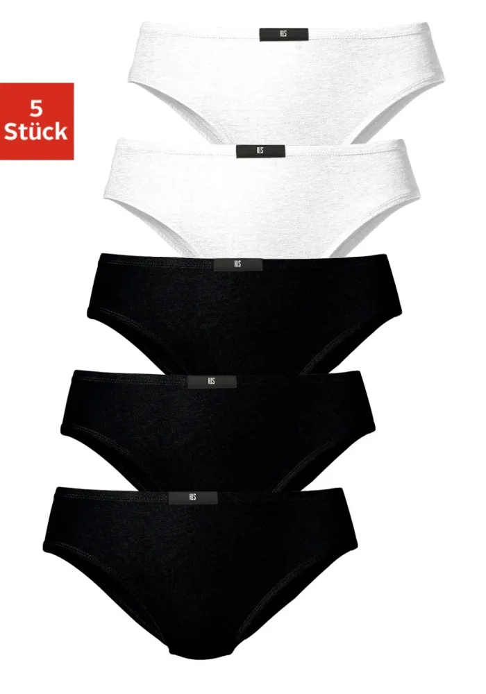 H.I.S Slip 5er-Pack, aus elastischer Baumwoll-Qualität