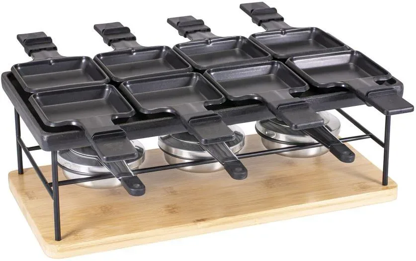 Kadastar - Raclette-Set, Braun, 20 x 40 cm