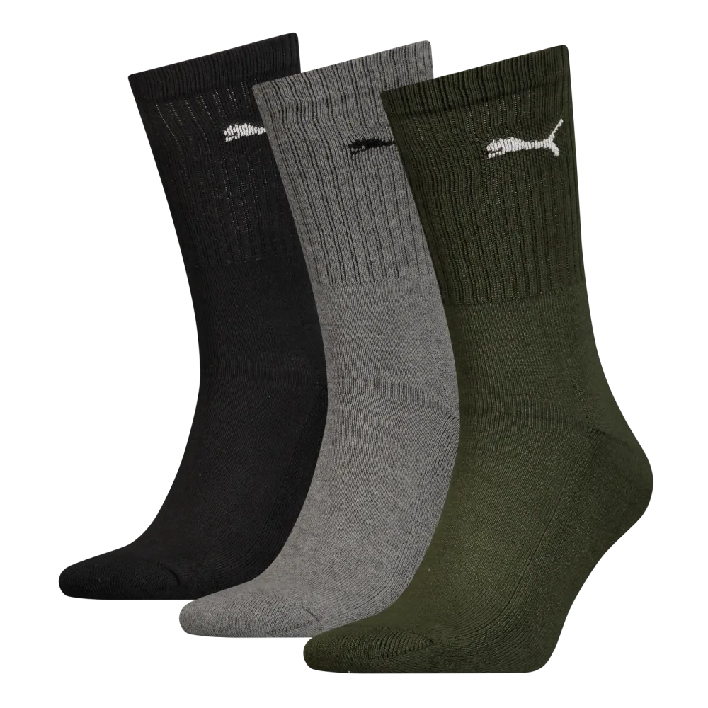 Puma - Multipack, Socken, für Herren, Khaki, Größe 43-46