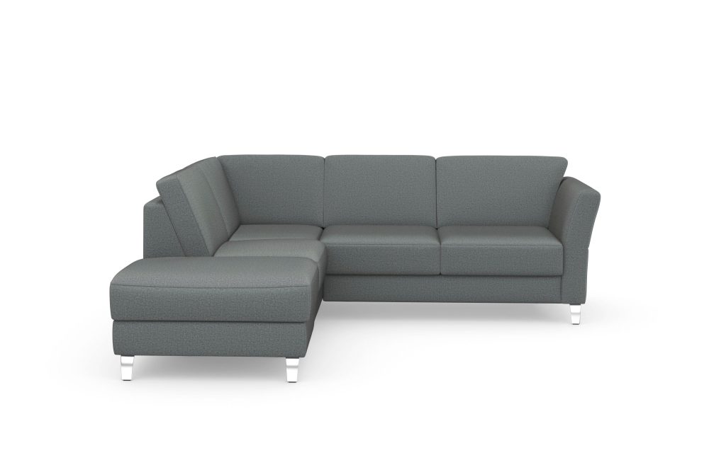 sit&more Ecksofa »Visby V«, Wahlweise mit Bettfunktion und Stauraum, frei im Raum stellbar, mit Federkern, auch erhältlich in dem besonders leicht mit Wasser zu reinigendem 