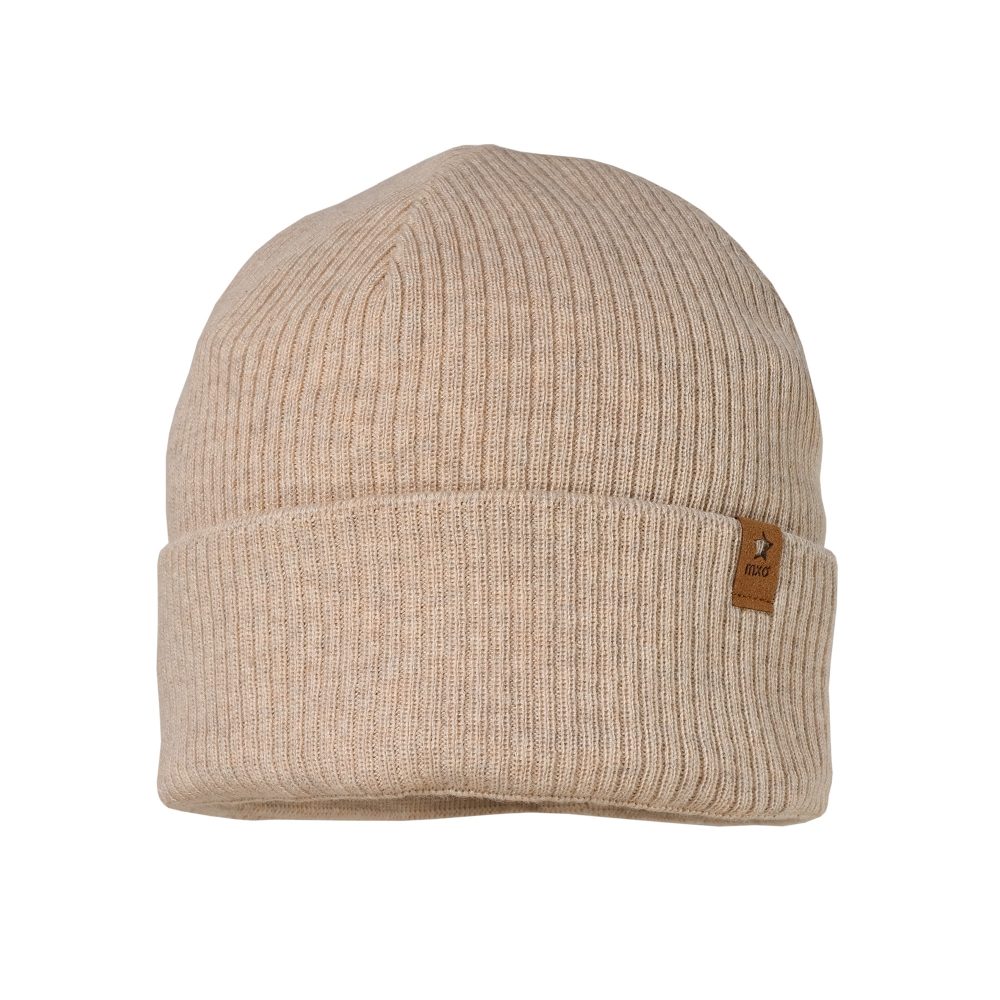 MAXIMO Beanie aus Baumwolle, wärmend, gefüttert, unifarben