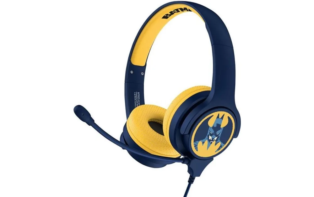 OTL -  Technologies Batman Blue Kids Interactive Kopfhörer Kabelgebunden Kopfband Gaming Schwarz, Blau
