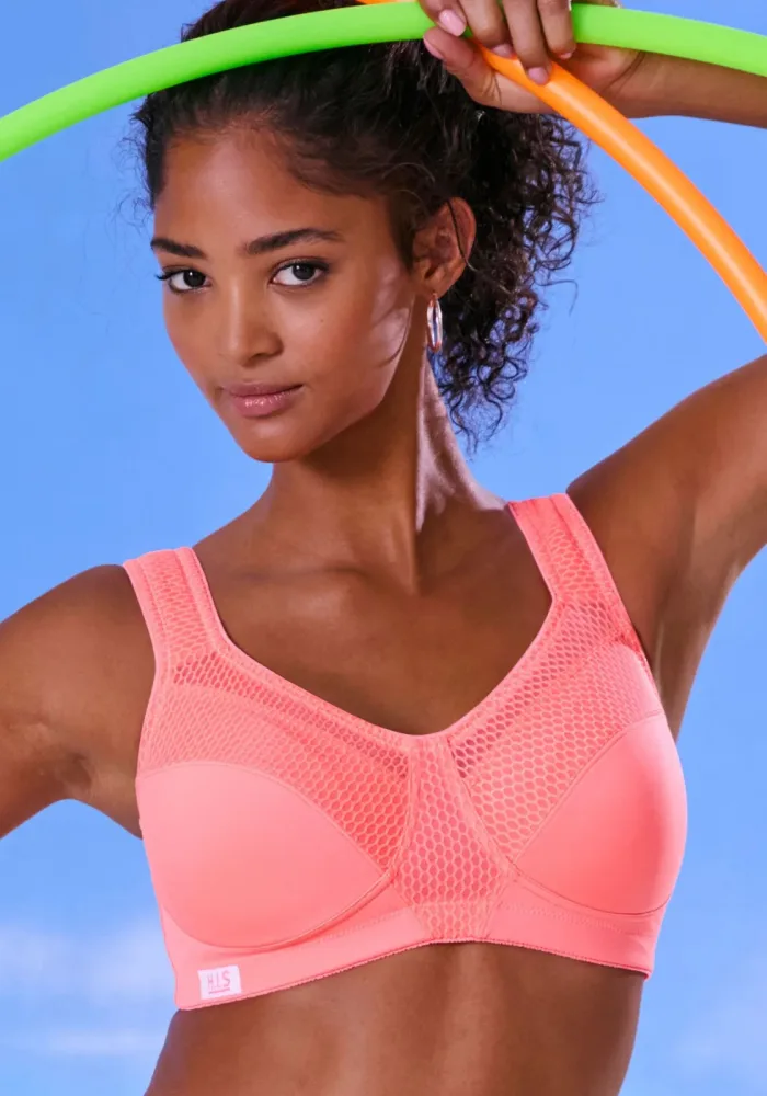 H.I.S Sport-BH ohne Bügel aus schnell trocknendem COOLMAX-Material
