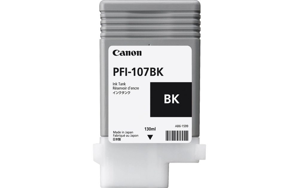 CANON Tintenpatrone schwarz PFI107BK iPF 680/685 130ml