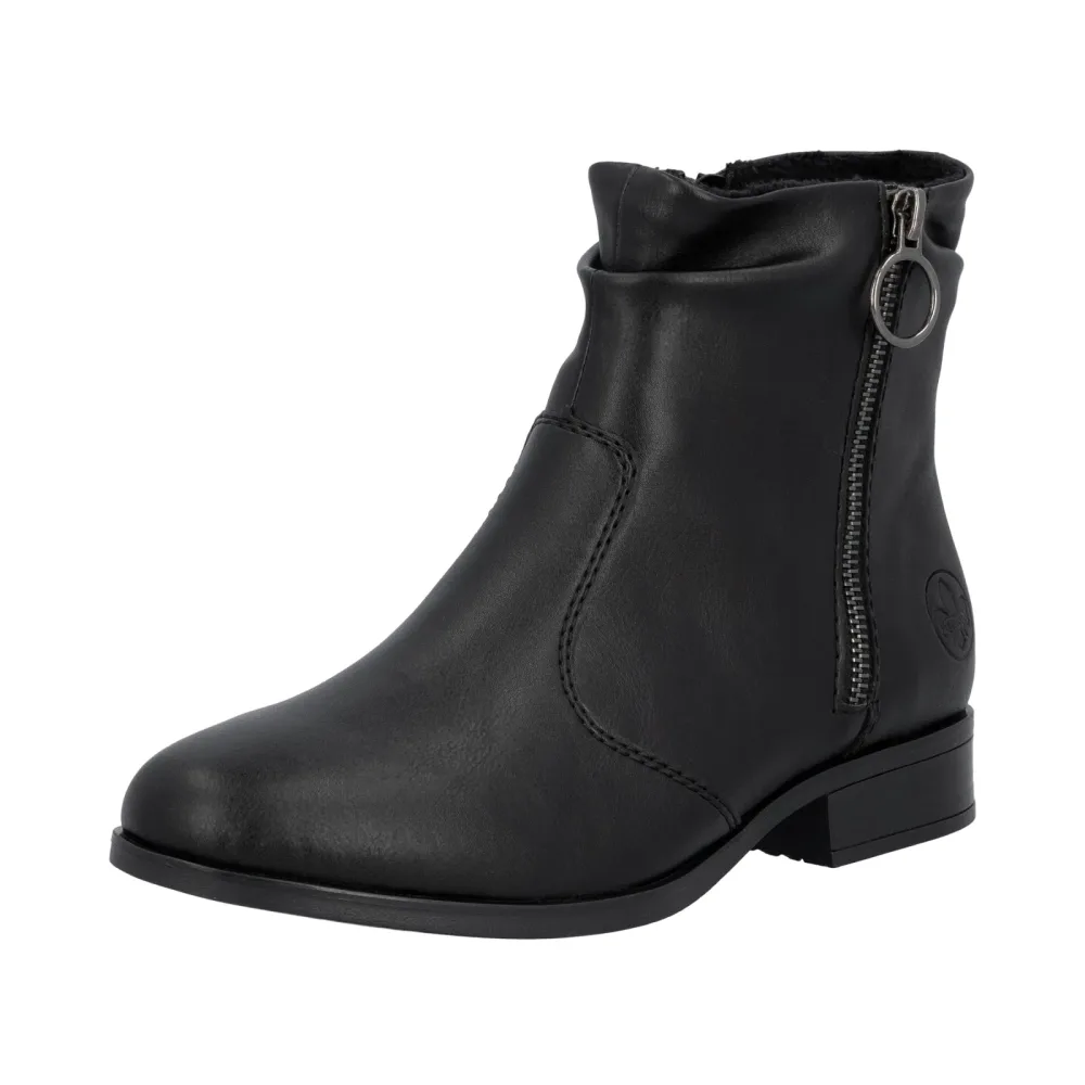 Rieker Stiefelette Boots, Blockabsatz, mit Innenreissverschluss