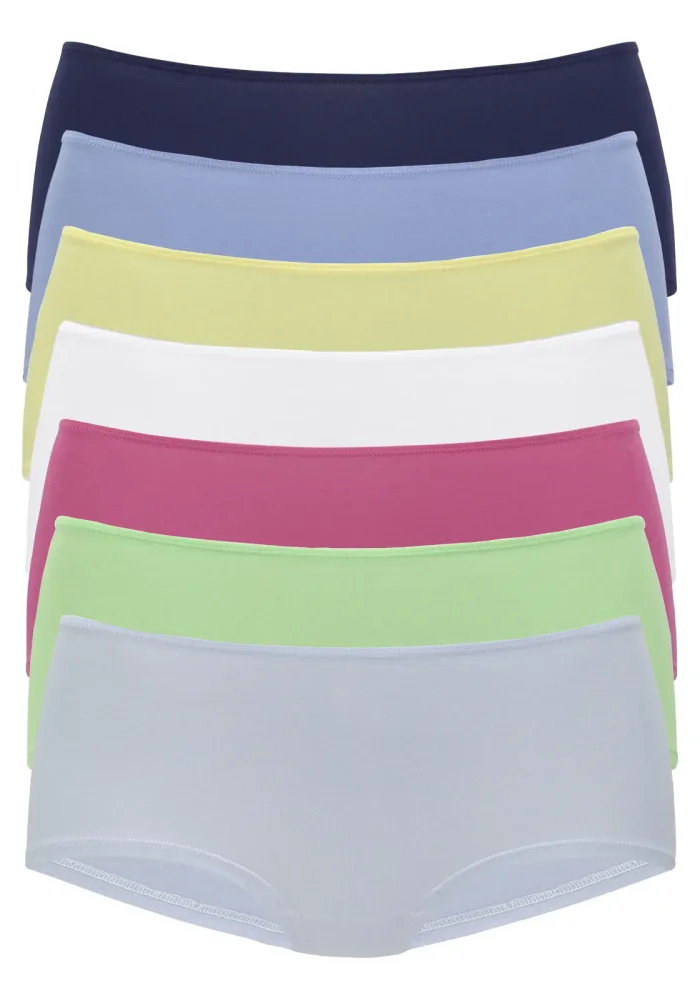Vivance Panty 7er-Pack, in frischen und gedeckten Farben
