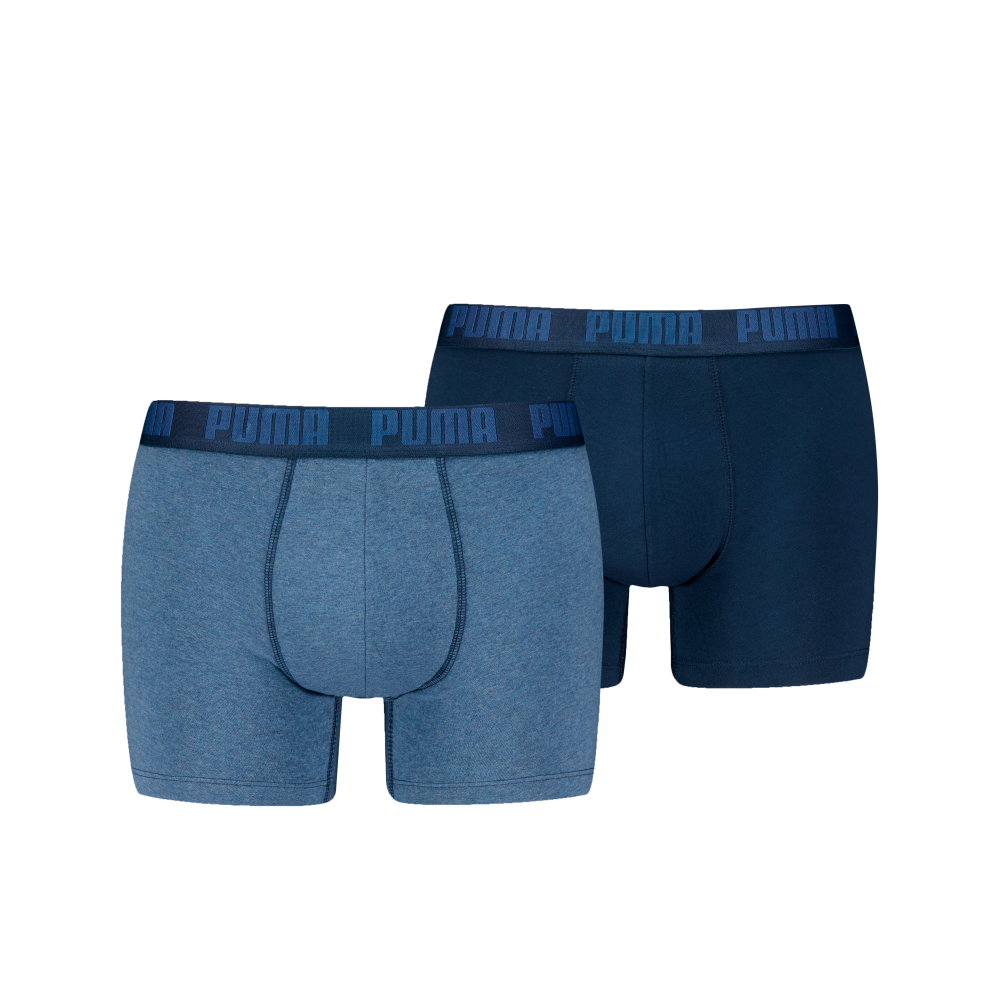 Puma - Boxershort  2er Pack Figurbetont, für Herren, Blau, Größe M