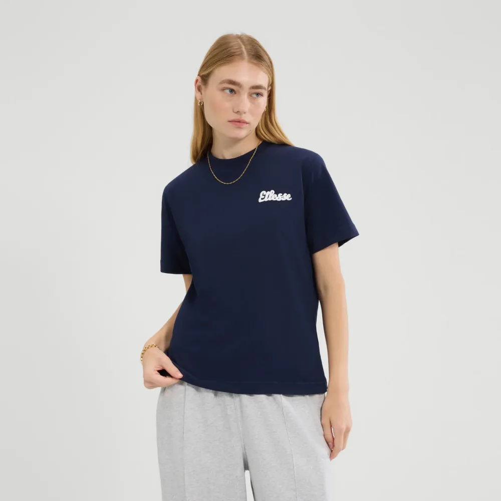 Ellesse T-Shirt mit Rundhalsausschnitt, Kurzarm, aus Baumwolle