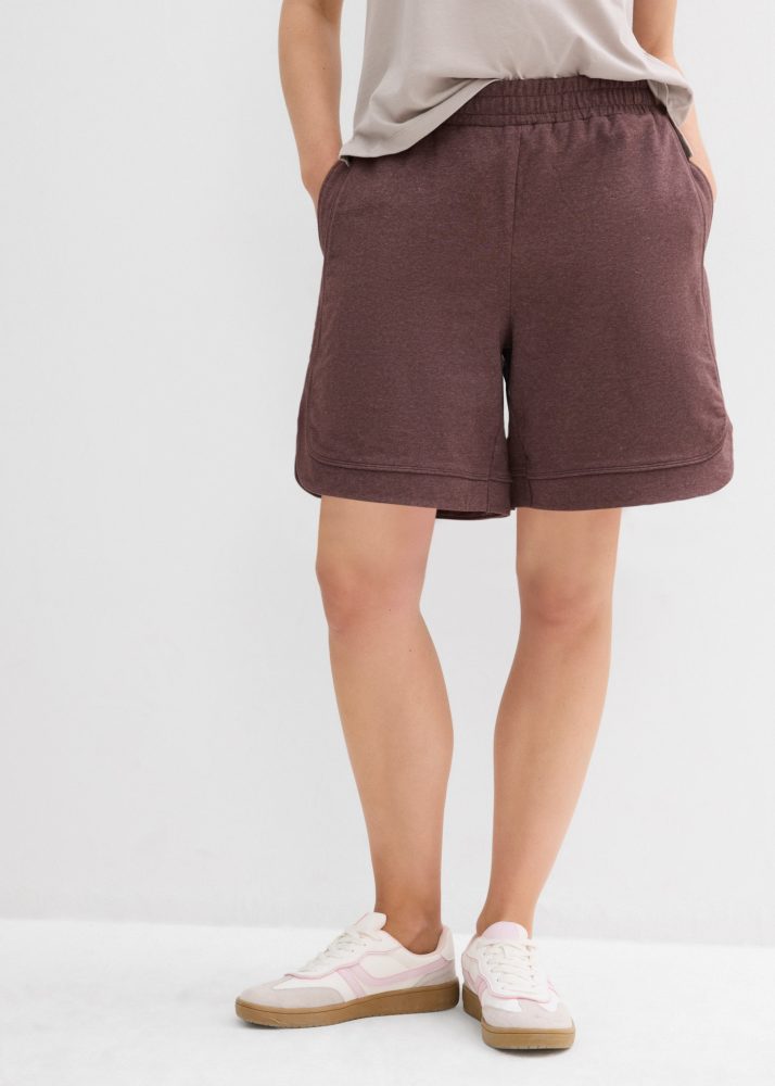 bonprix Shorts weite Passform, hochgeschnittener elastischer Bund