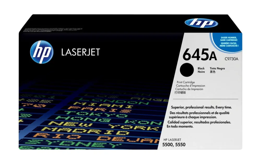 HP Toner-Modul 645A schwarz C9730A Color LaserJet 5500 13'000 S.