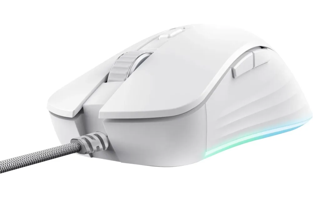 Trust - Gaming-Maus, Weiss, 230X190MM