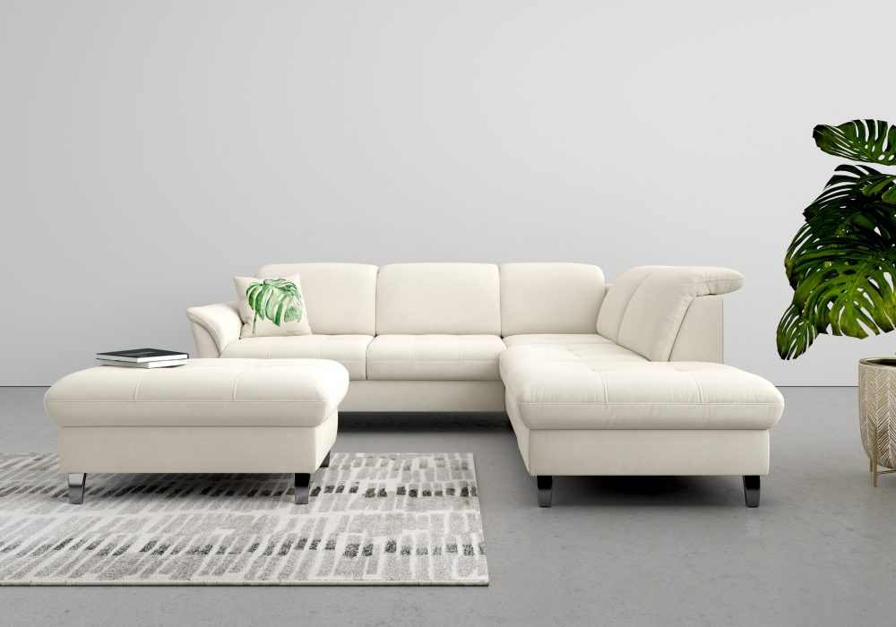 sit&more Ecksofa, wahlweise mit Kopfteilverstellung, Bettfunktion und Stauraum
