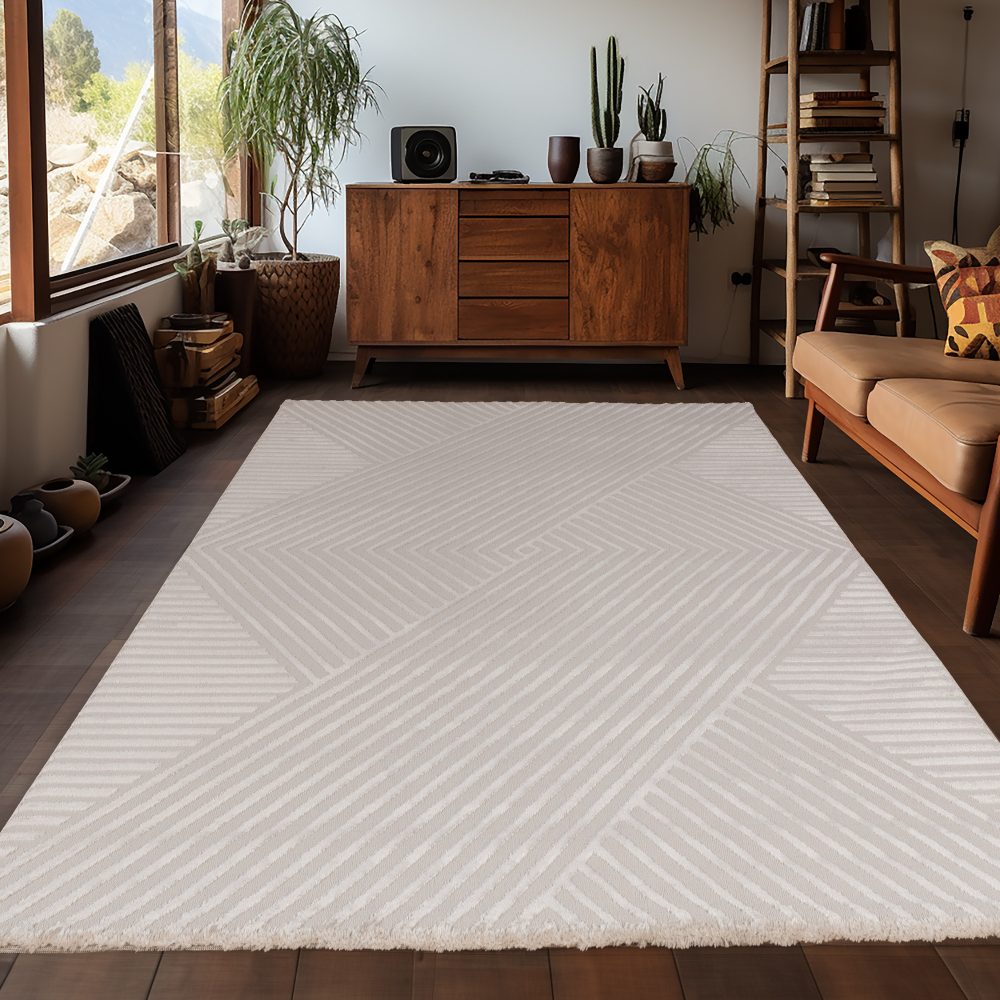 Ayyildiz Teppiche Teppich »SAHARA 1115«, rechteckig, Pflegeleicht / Strapazierfähig / Trend Colors