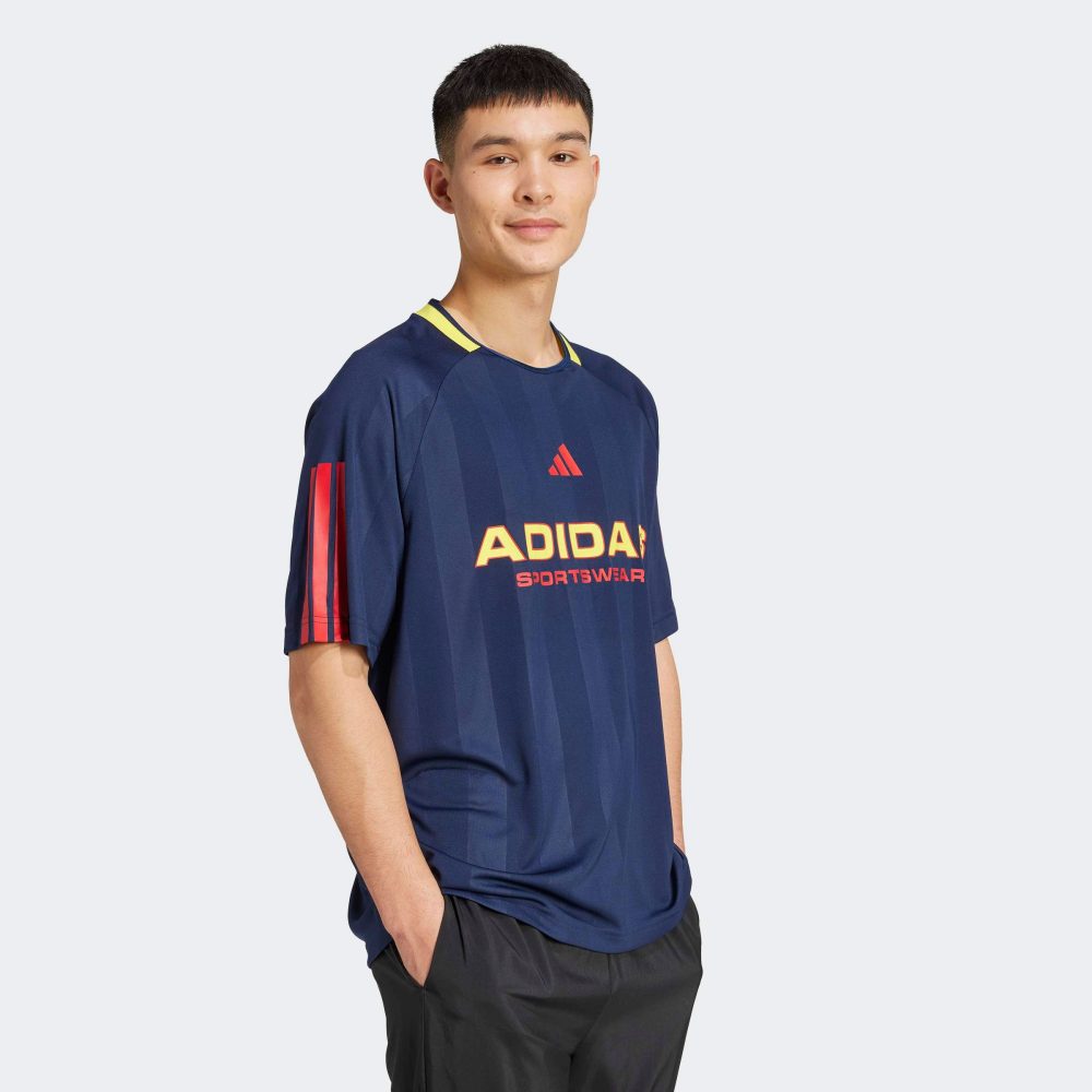 adidas - T-Shirt, für Herren, Blau, Größe M