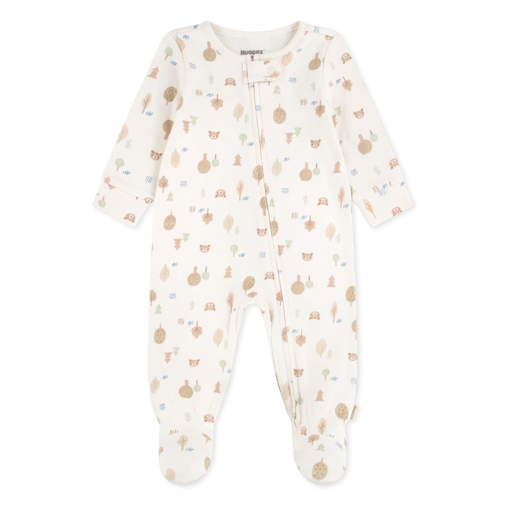 HUGGIES - Pyjama, 6 Monate, Beige
