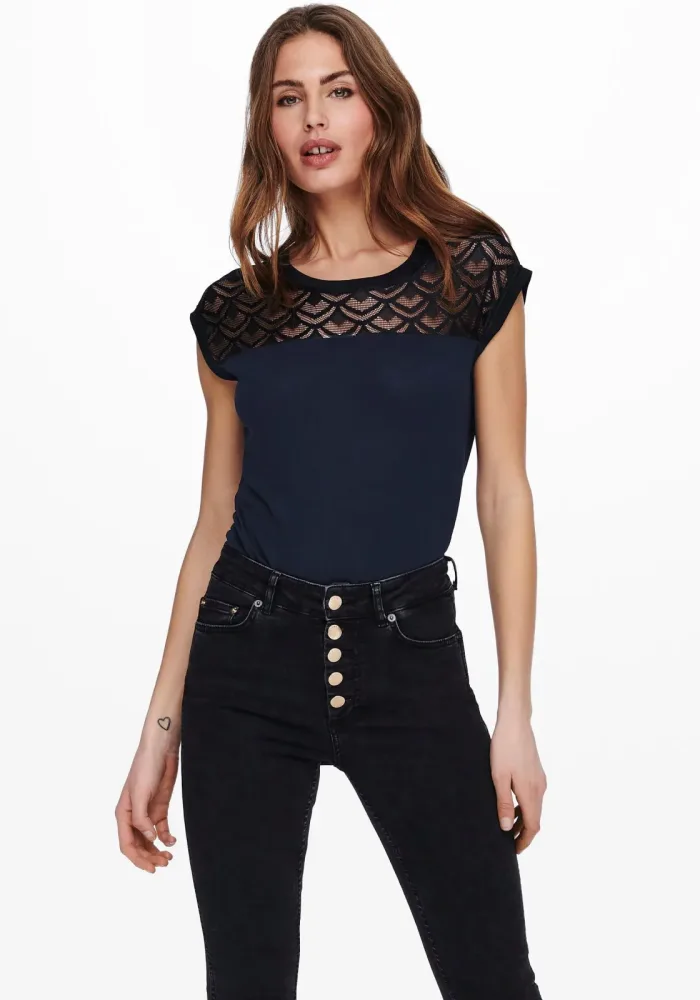 ONLY Spitzenshirt 