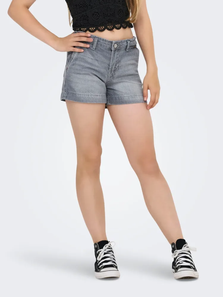 KIDS ONLY - Jeansshorts, 146, Grau