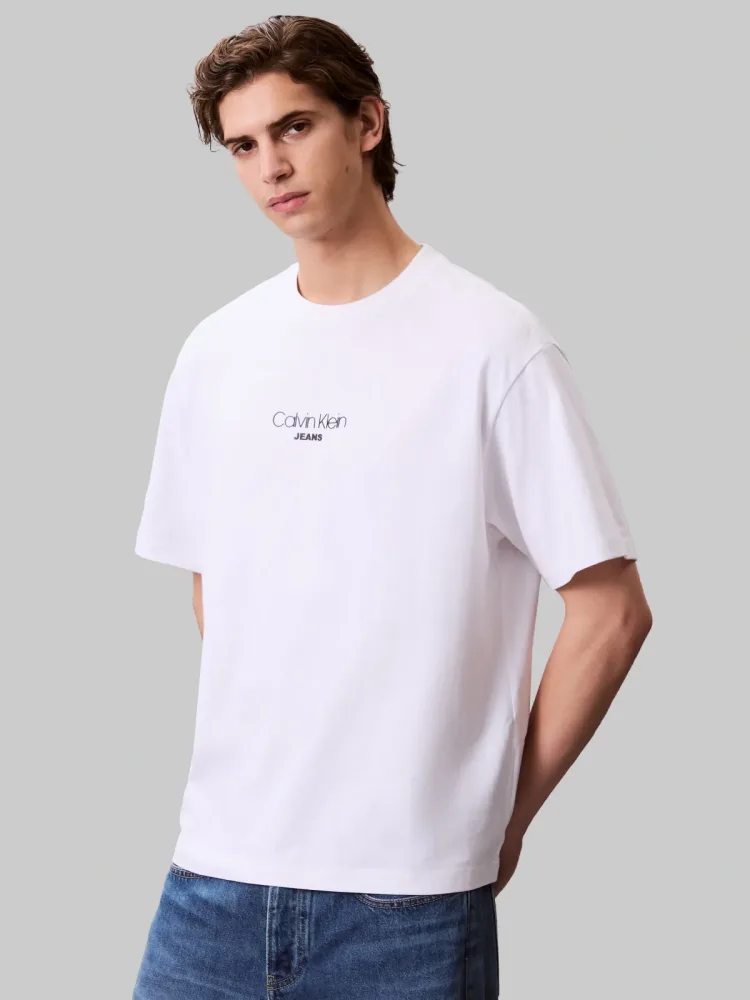 Calvin Klein Jeans T-Shirt Relaxed Fit, Rundhalsausschnitt, Logoprint