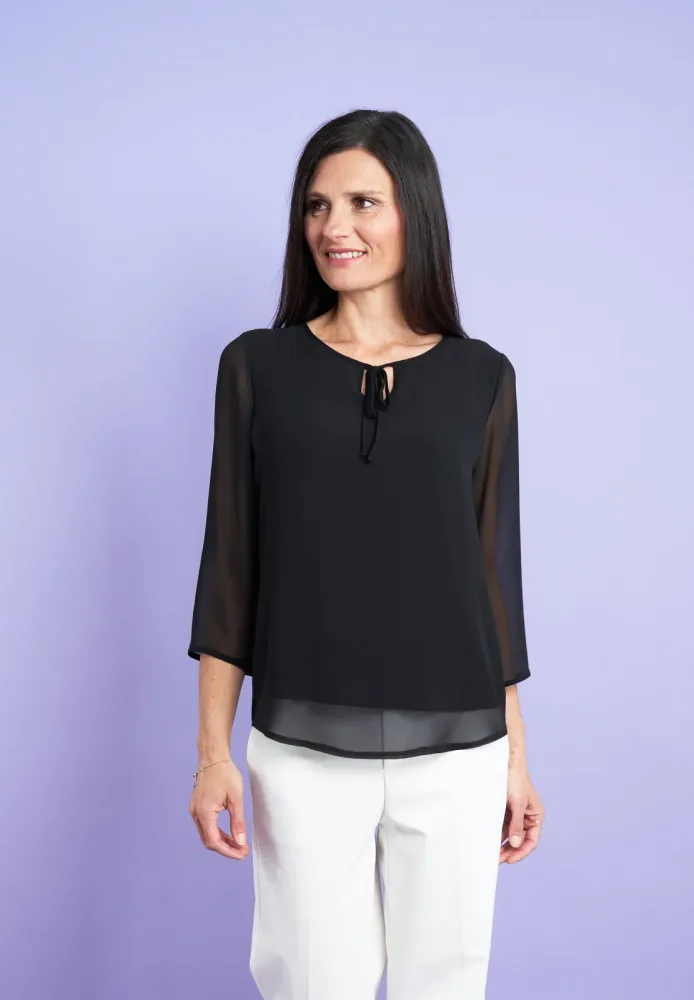 Seidel Moden Chiffonbluse 