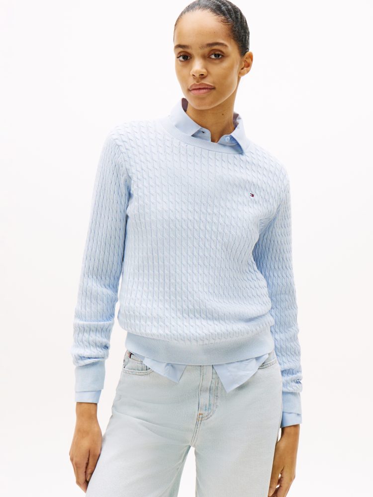 Tommy Hilfiger - Pullover, für Damen, Blau, Größe XL