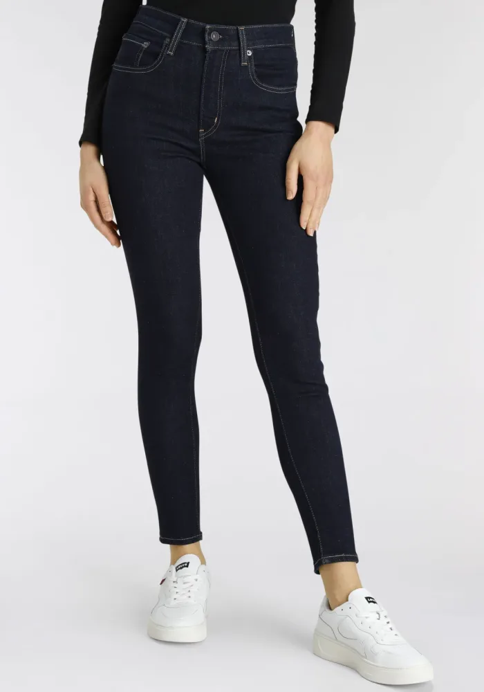 Levi's® - Jeans, High Rise Skinny Fit, für Damen, Blau Denim Dunkel, Größe W31/L30