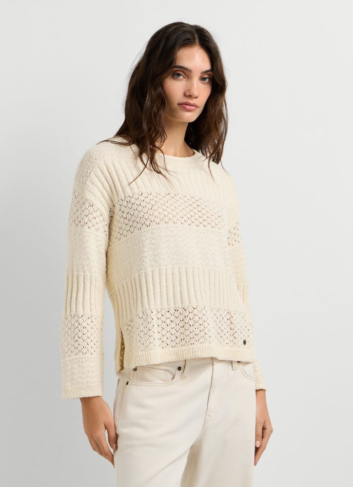 Pepe Jeans London - Pullover, für Damen, Weiss, Größe M