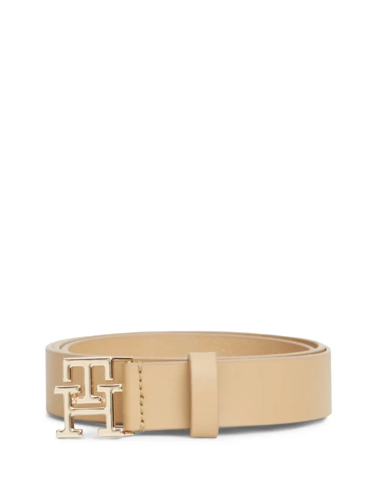 Tommy Hilfiger - Ledergürtel, für Damen, Khaki, Größe 80