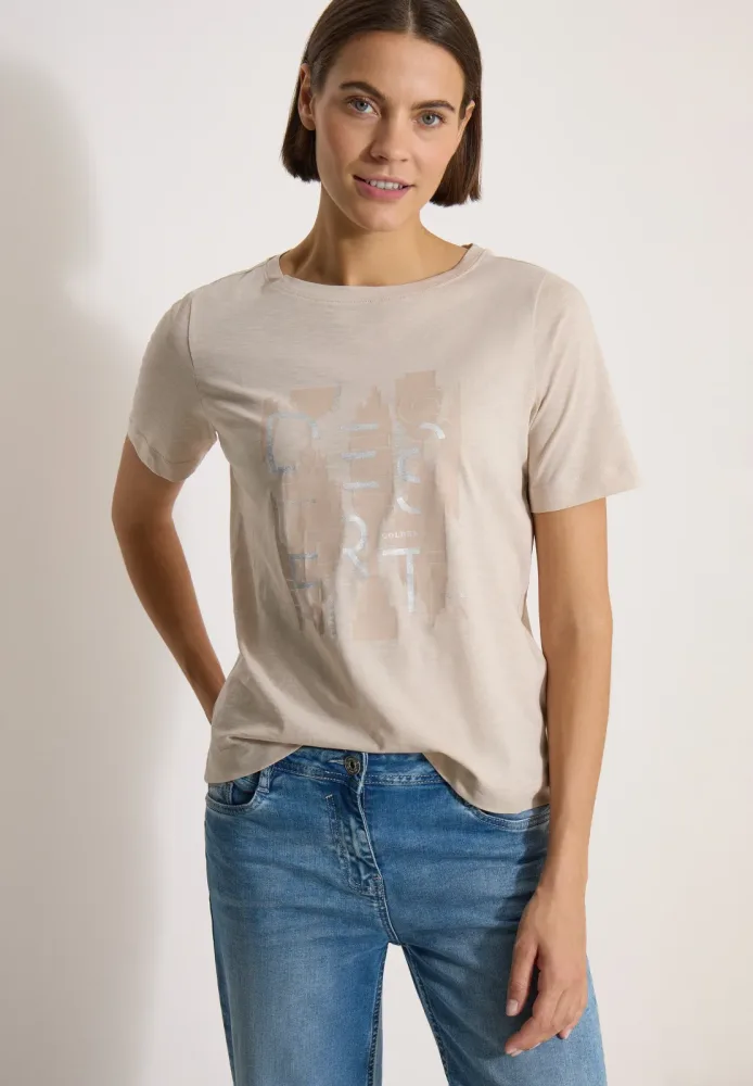 Cecil Kurzarmshirt Sommershirt mit Print