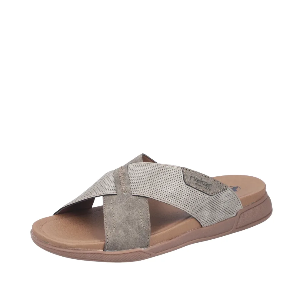 Rieker Pantolette, Herren , Grün 42