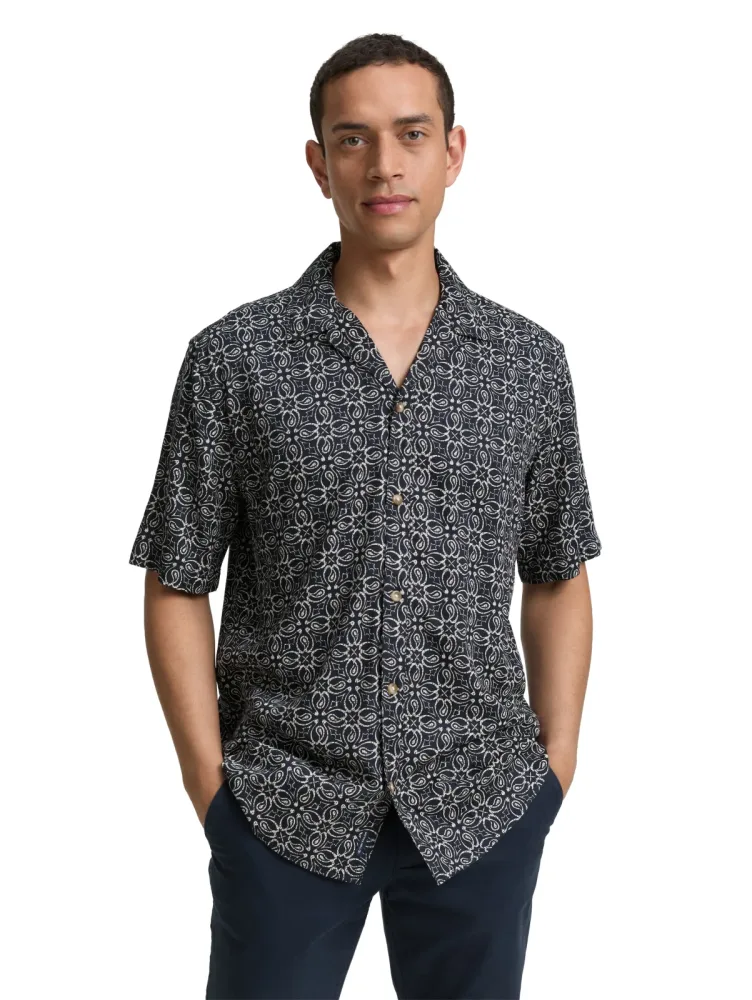 TOM TAILOR Kurzarmhemd mit All-Over Print