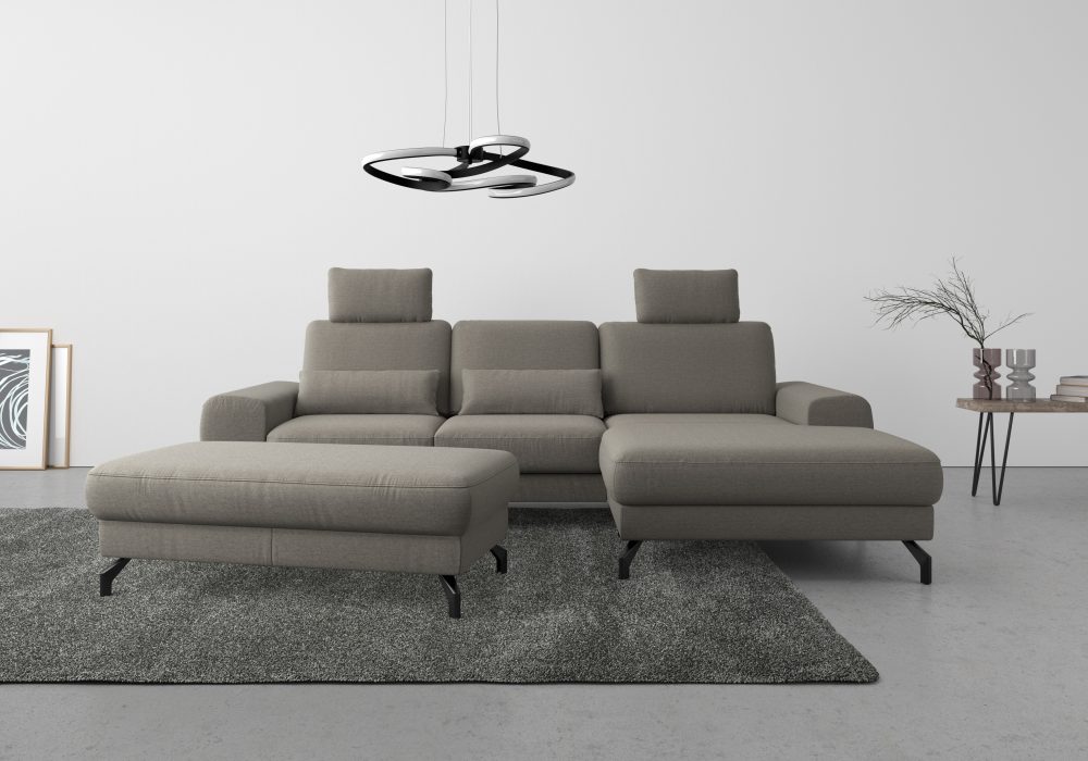 sit&more Ecksofa »Cinturo«, inklusive Sitztiefenverstellung und Federkern