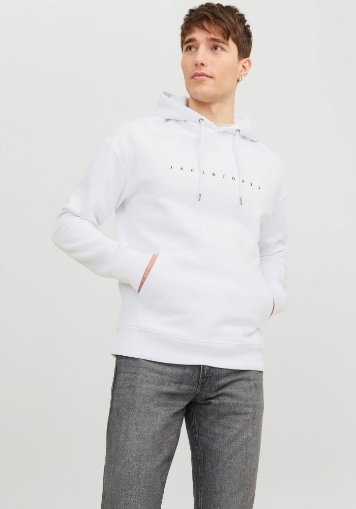 Jack & Jones - Hoodie, für Herren, Weiss, Größe M