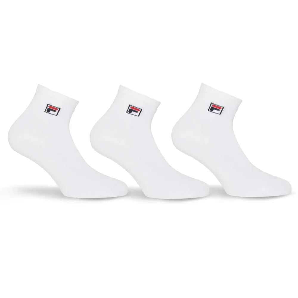 Fila - Socken  3er Pack, für Damen, Weiss, Größe 39-42